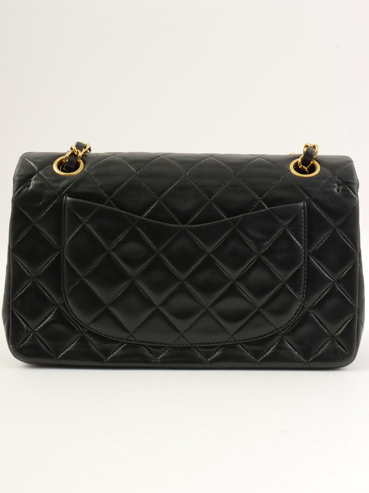 1995年頃製 クラシックフラップチェーンバッグ23cm ブラック
