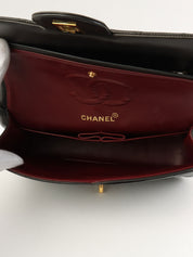 1995年頃製 クラシックフラップチェーンバッグ23cm ブラック