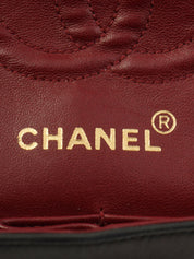 1995年頃製 クラシックフラップチェーンバッグ23cm ブラック