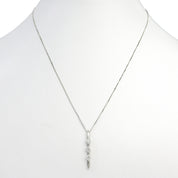 18K3PD Diamond Necklace Silver