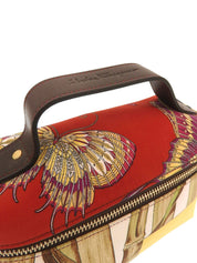 Botanical Pattern Vanity Bag, Multi