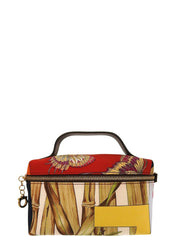 Botanical Pattern Vanity Bag, Multi