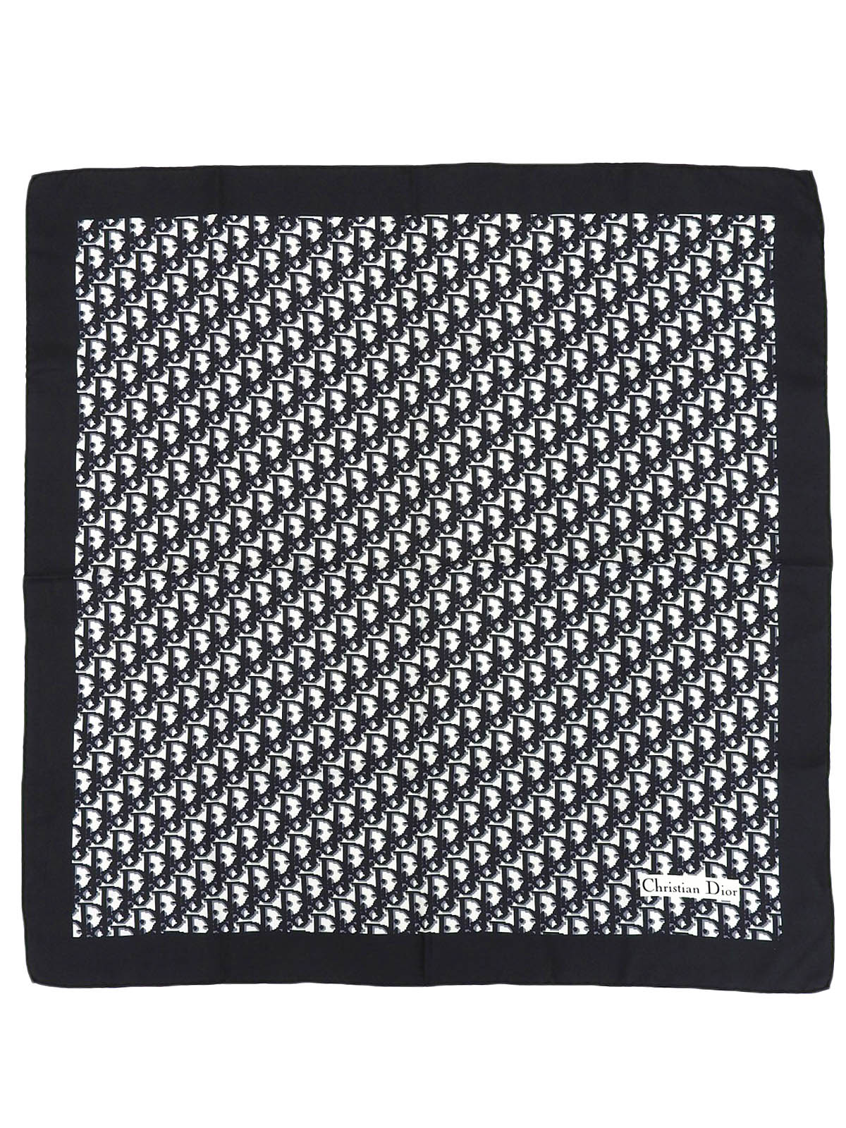 Trotter Pattern Scarf Black/White