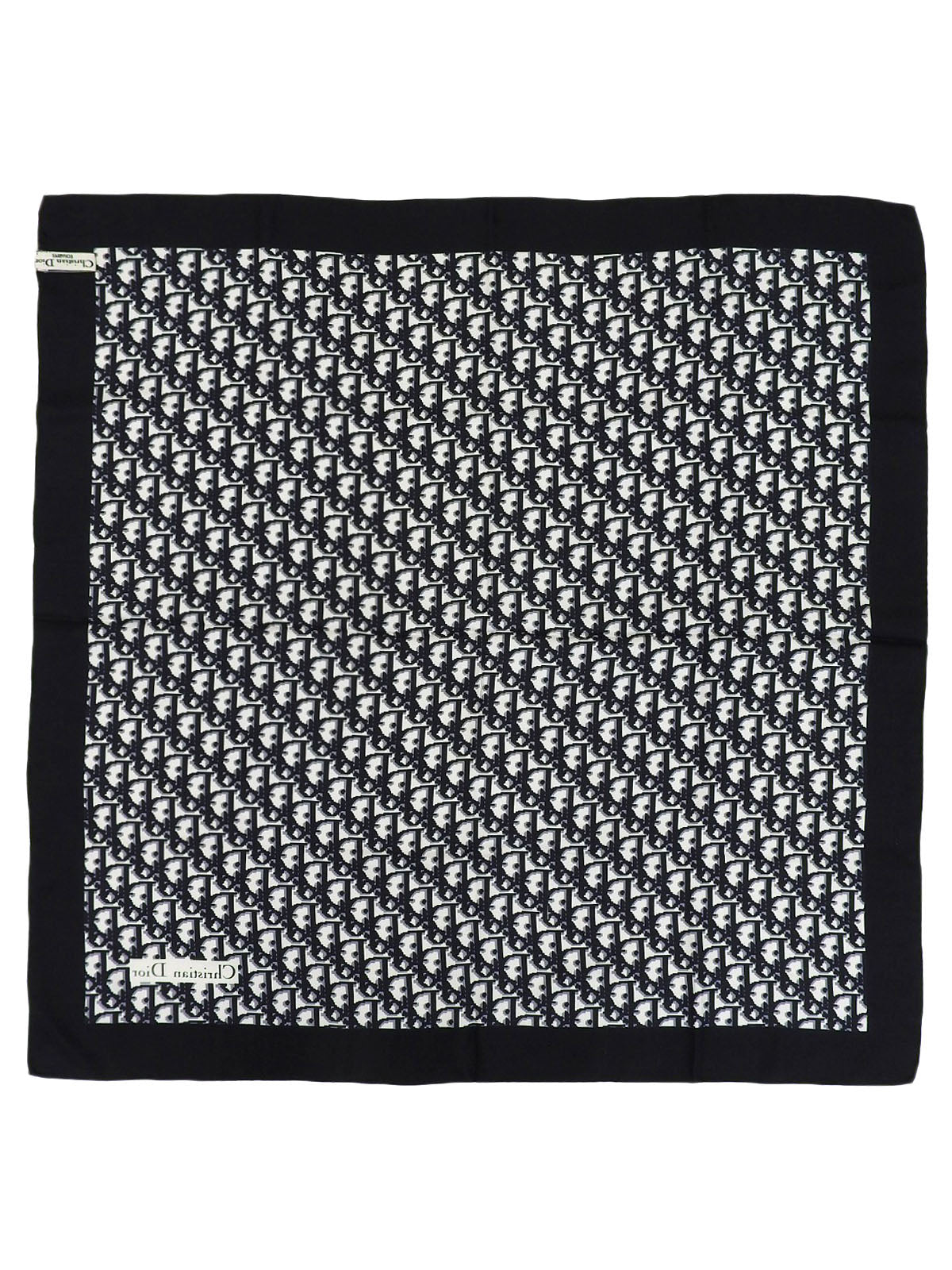 Trotter Pattern Scarf Black/White