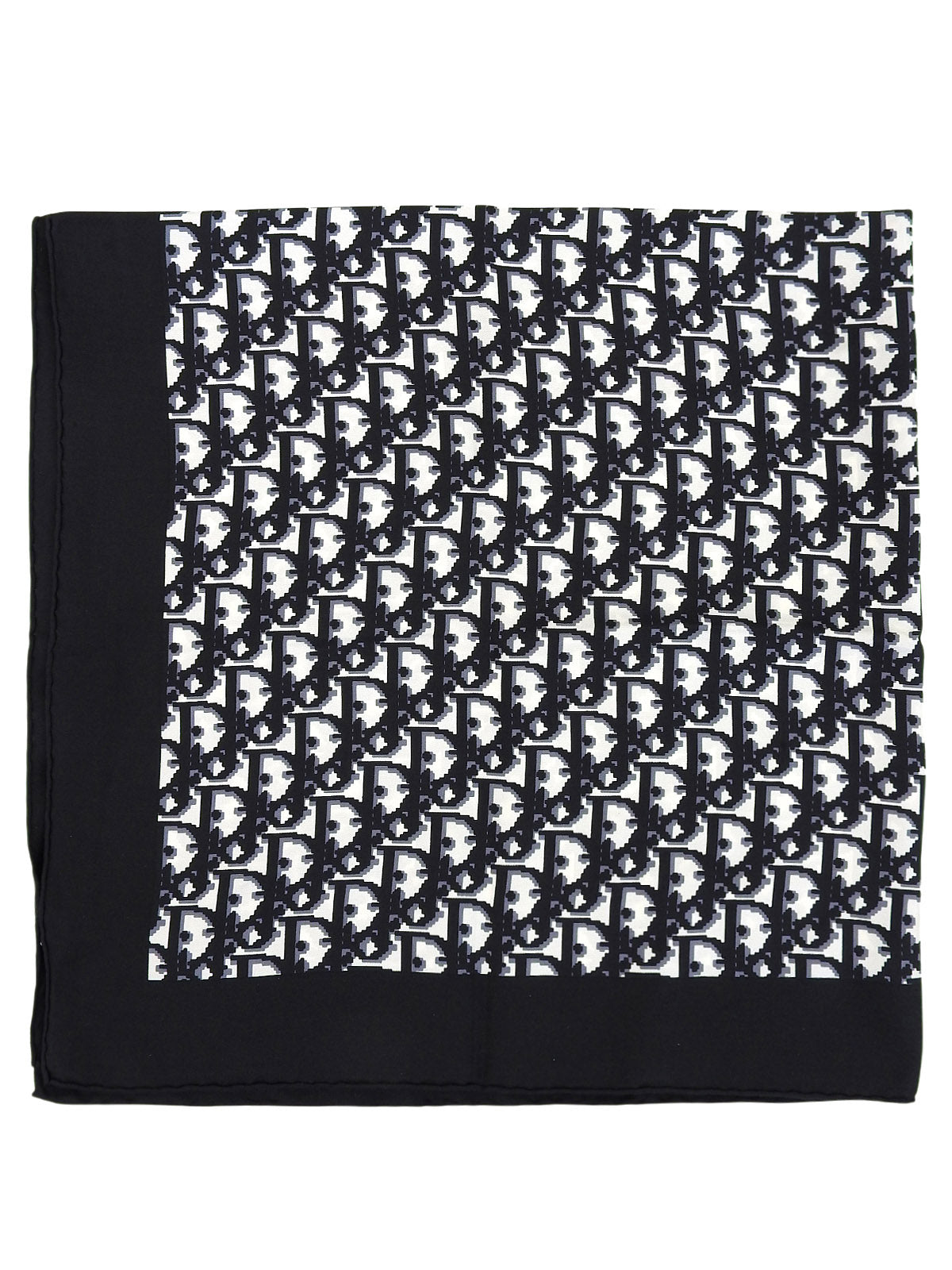 Trotter Pattern Scarf Black/White