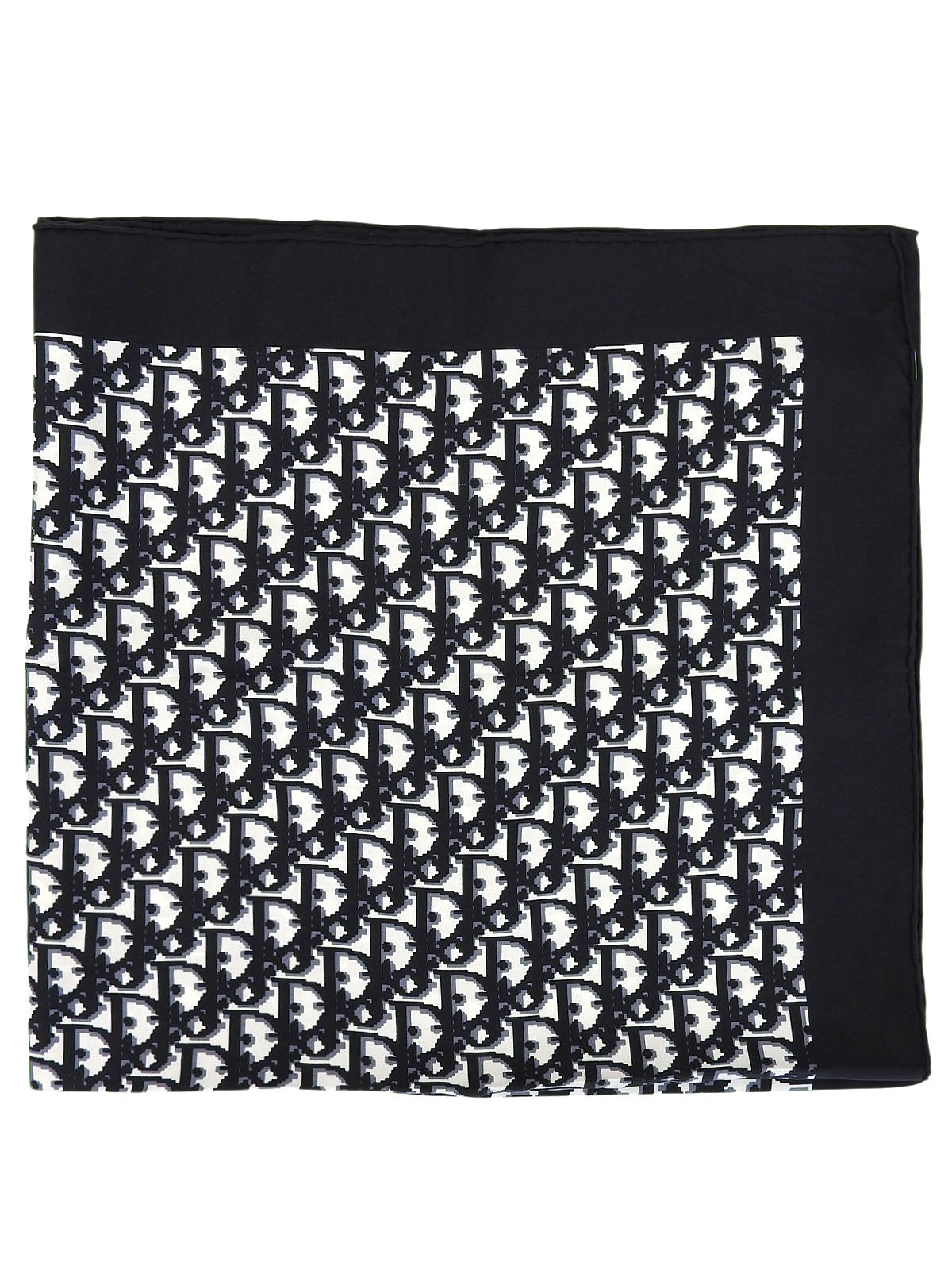 Trotter Pattern Scarf Black/White