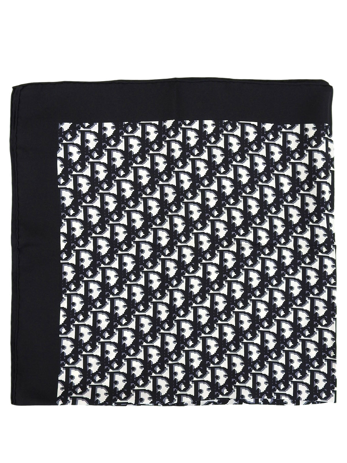 Trotter Pattern Scarf Black/White