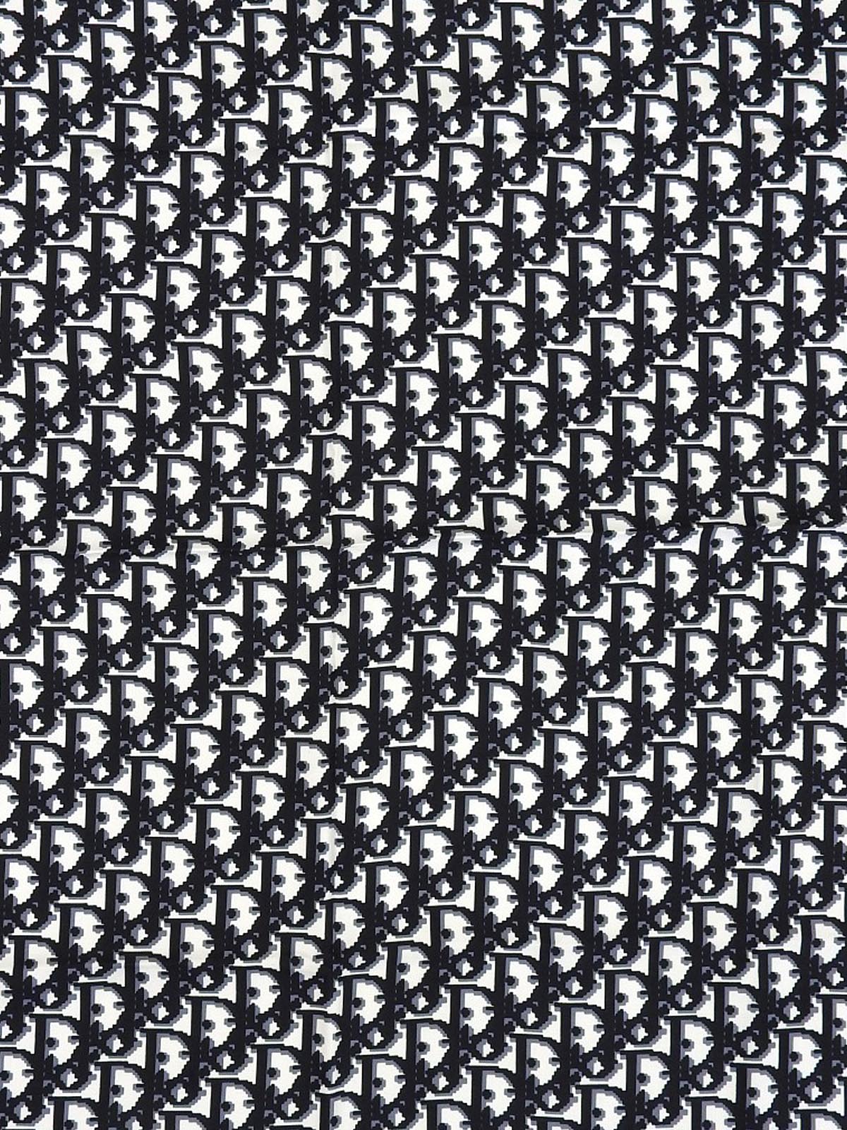 Trotter Pattern Scarf Black/White