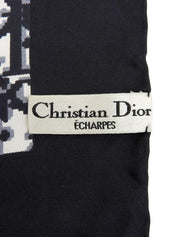 Trotter Pattern Scarf Black/White