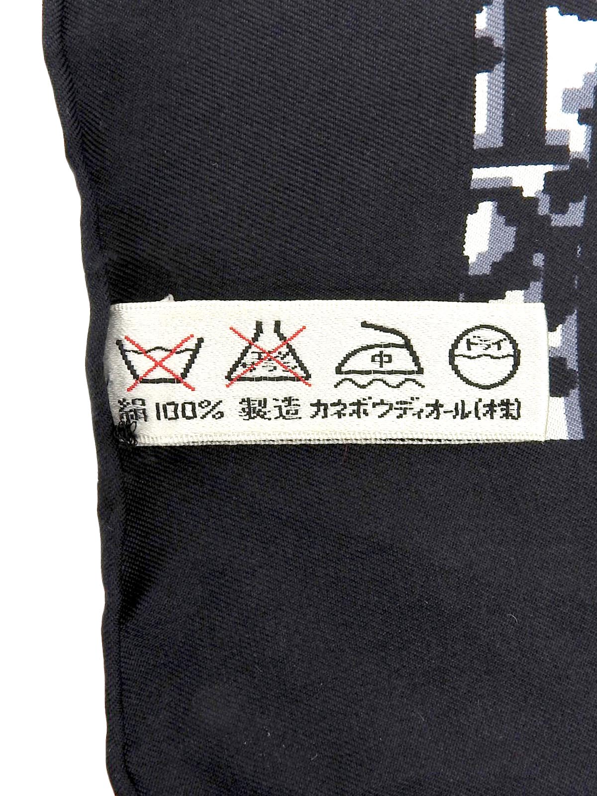 Trotter Pattern Scarf Black/White