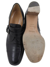 Single Monk Strap Pumps in Black
