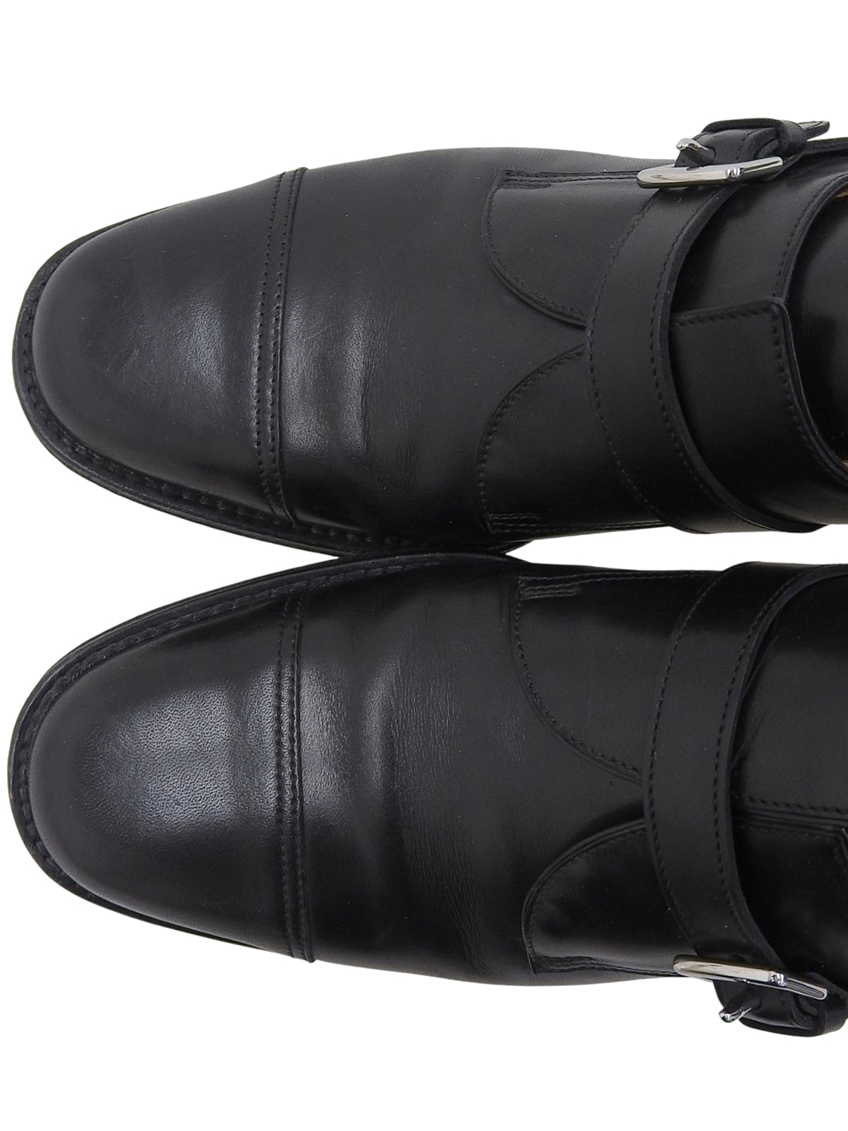 Single Monk Strap Pumps in Black