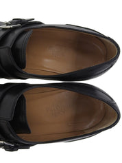 Single Monk Strap Pumps in Black