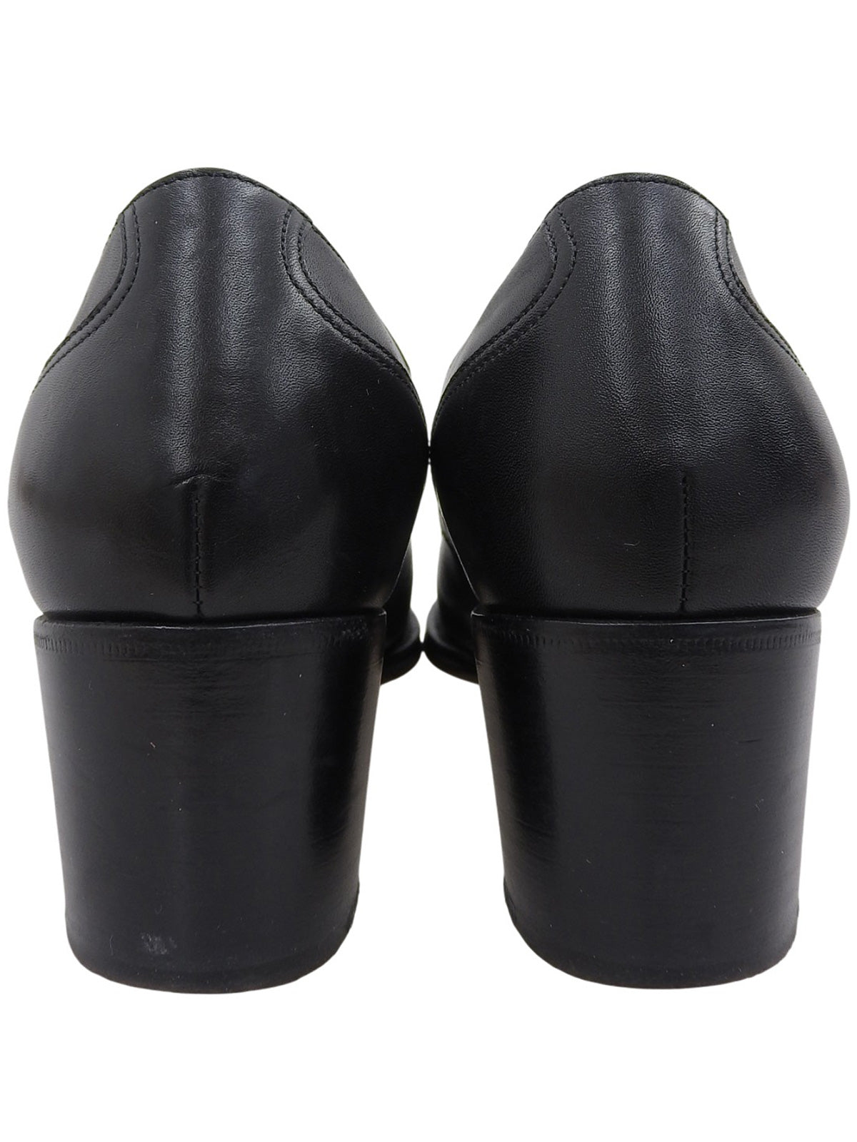 Single Monk Strap Pumps in Black