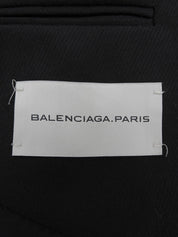 ウールダブルブレストジャケット ブラック