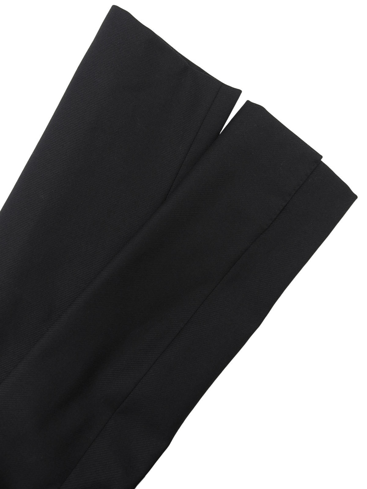 ウールダブルブレストジャケット ブラック