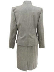 スタンドカラーセットアップ グレー