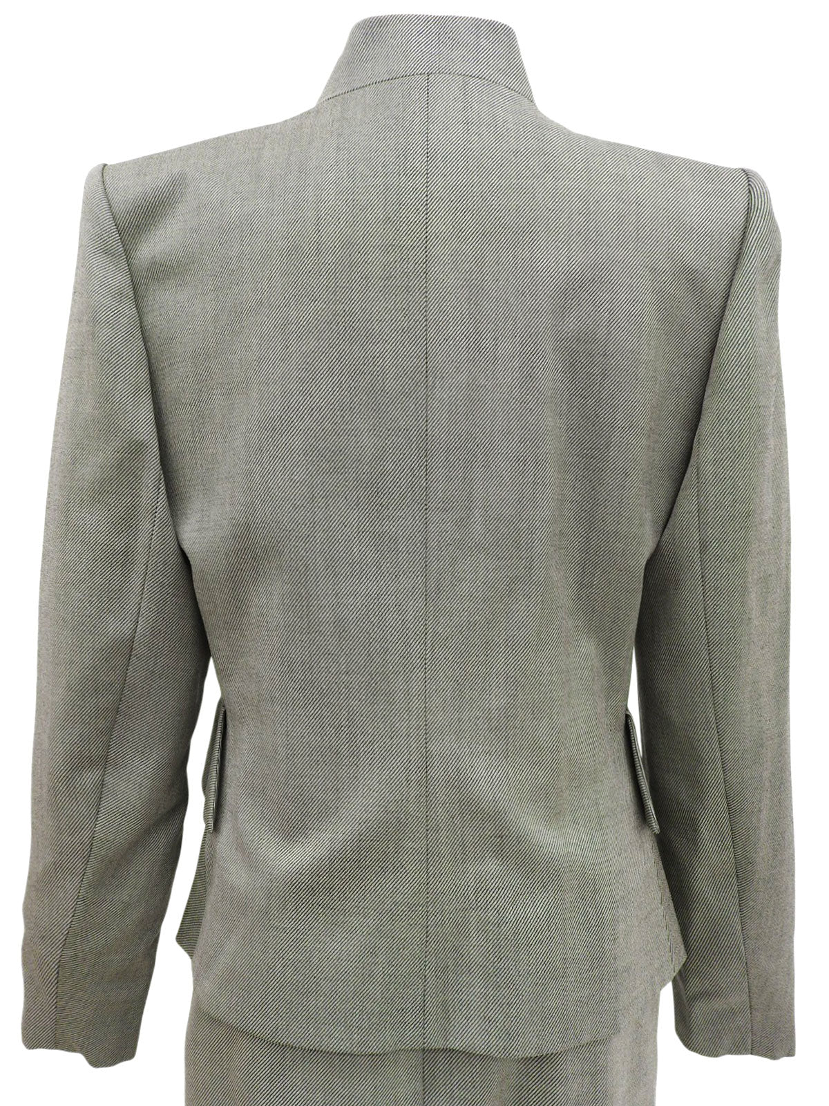 スタンドカラーセットアップ グレー