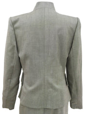 スタンドカラーセットアップ グレー