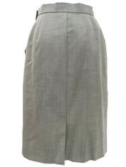 スタンドカラーセットアップ グレー