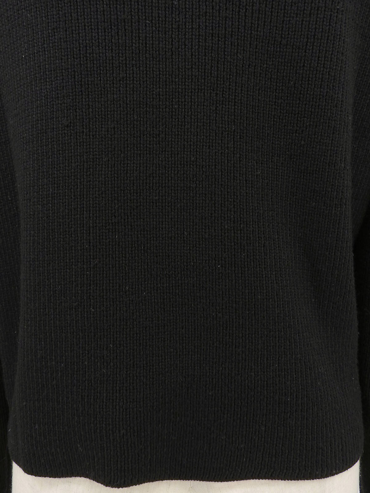 チャイナボタンニットカーディガン ブラック