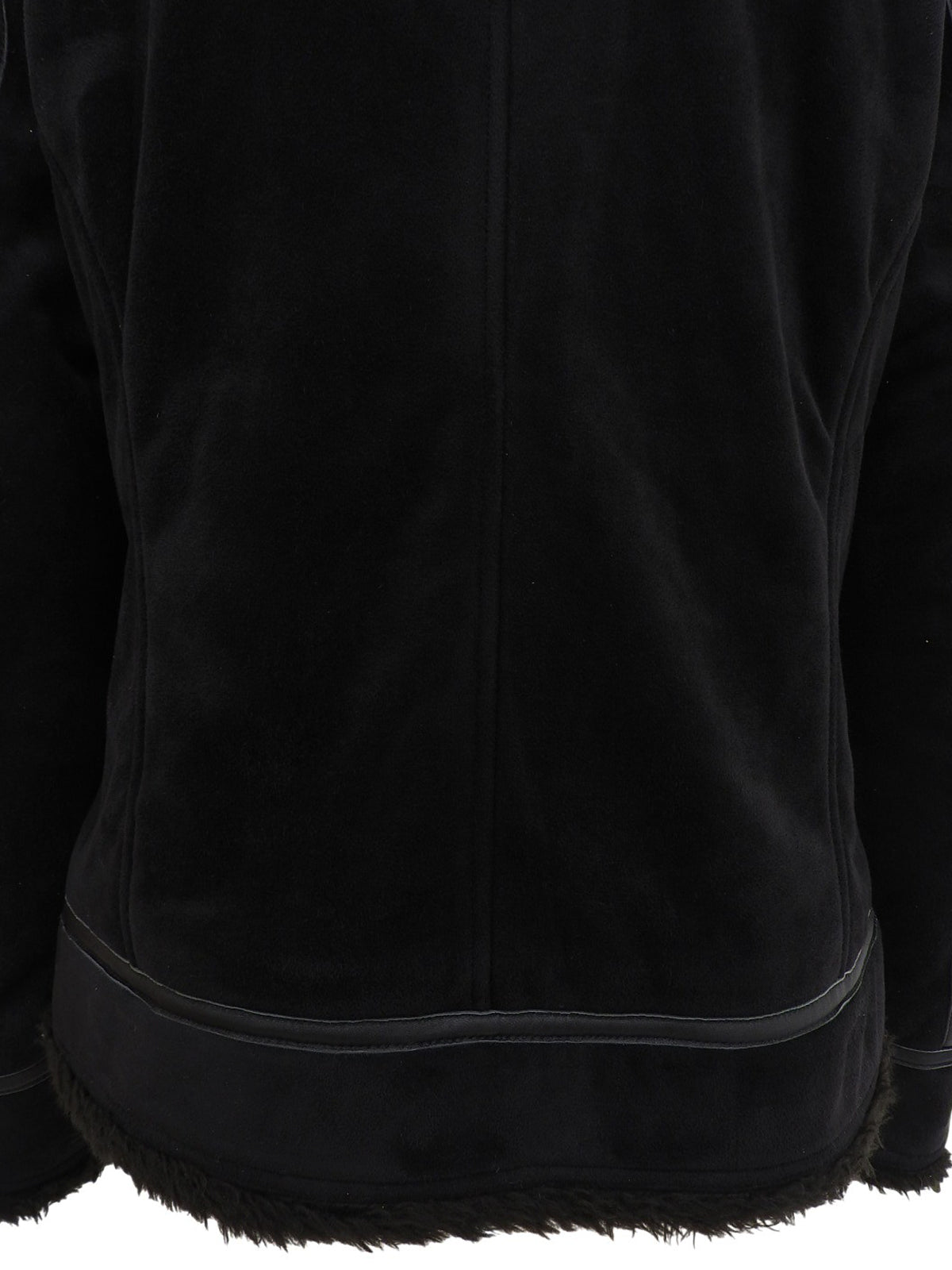 Boa logo embroidered Nova check lining zip-up jacket in black