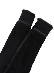 Boa logo embroidered Nova check lining zip-up jacket in black