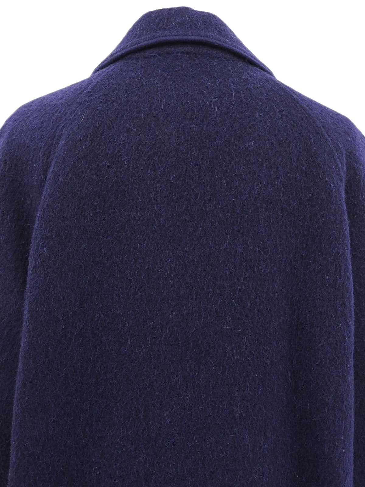 ウールラグランスリーブコート ネイビー