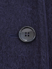 ウールラグランスリーブコート ネイビー