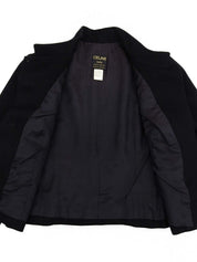 Macadam Button Jacket in Black