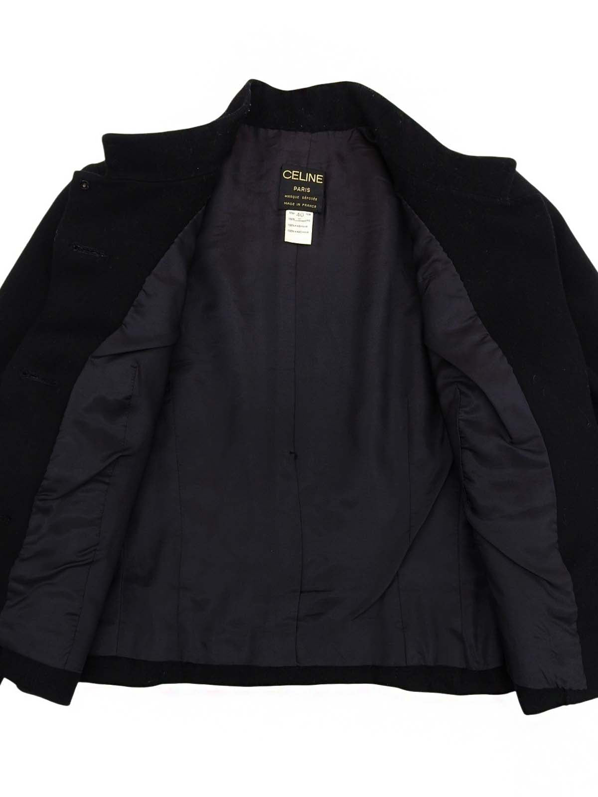 Macadam Button Jacket in Black