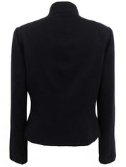 Macadam Button Jacket in Black