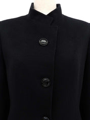 Macadam Button Jacket in Black