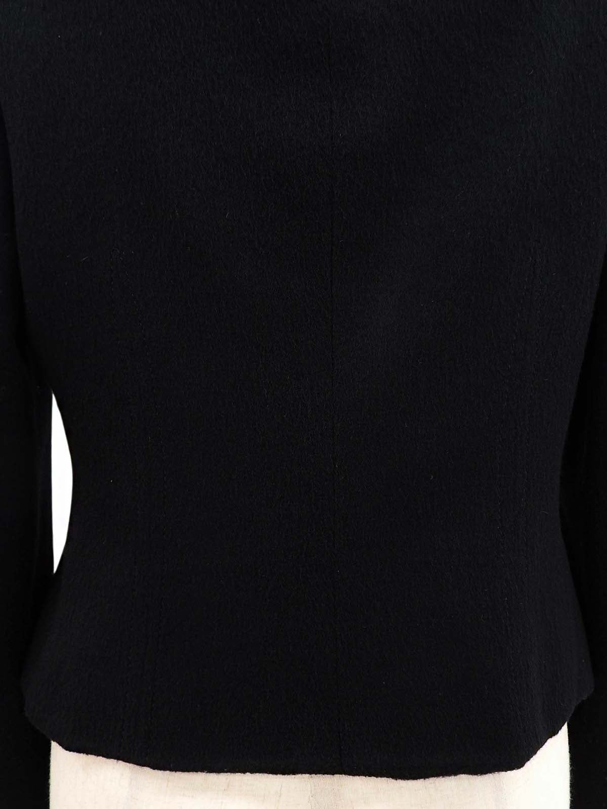Macadam Button Jacket in Black