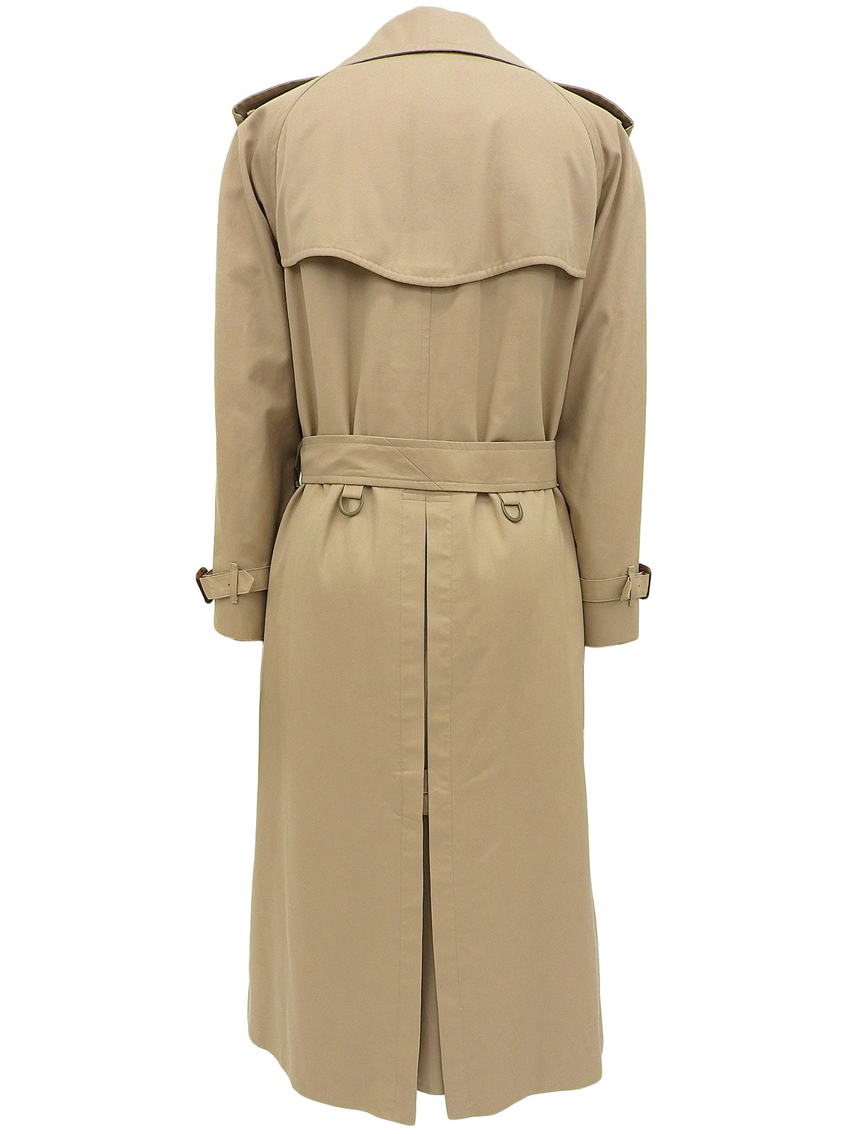 Nova Check Lining Trench Coat in Beige