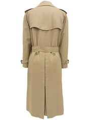 Nova Check Lining Trench Coat in Beige