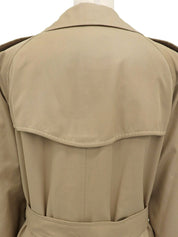Nova Check Lining Trench Coat in Beige