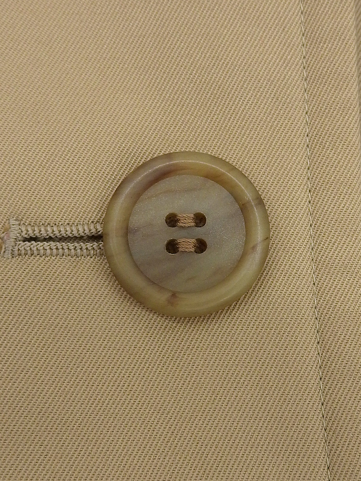 Nova Check Lining Trench Coat in Beige