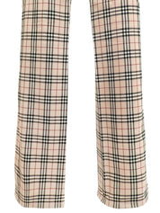 Nova Check Pattern Pants in Beige
