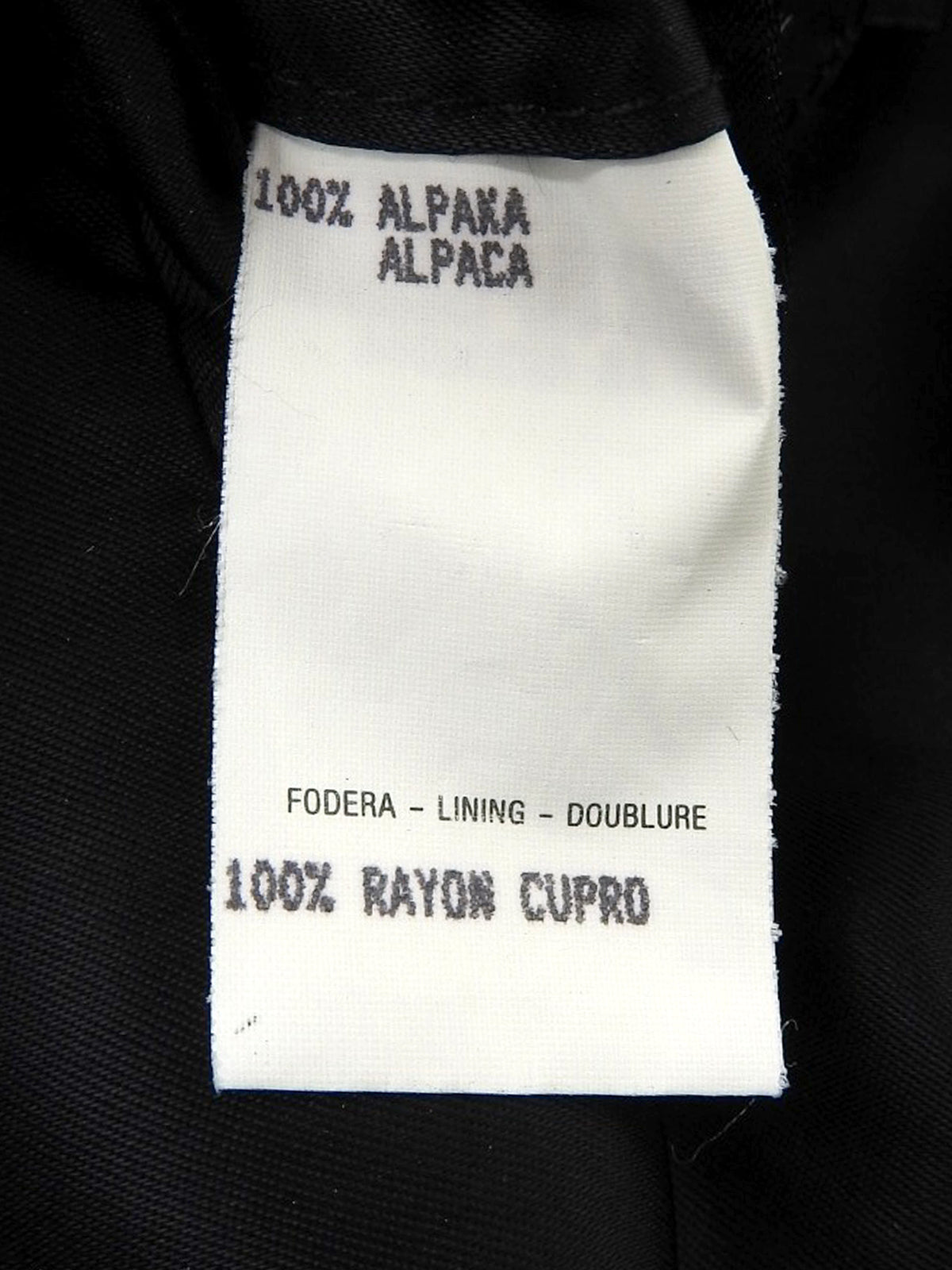 バンブーボタンダッフルコート チャコールグレー