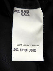 バンブーボタンダッフルコート チャコールグレー