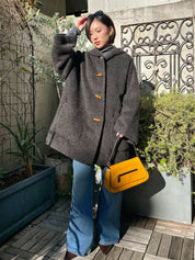 バンブーボタンダッフルコート #38 チャコールグレー