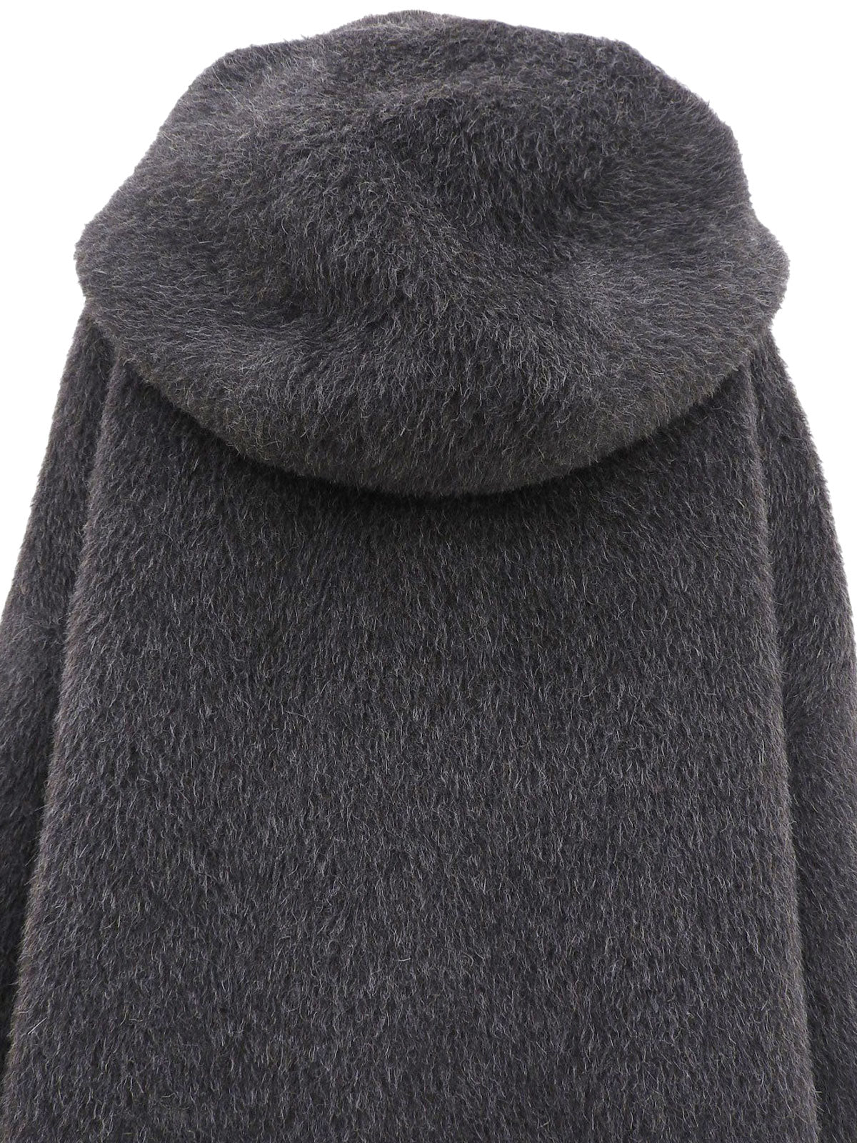 バンブーボタンダッフルコート チャコールグレー