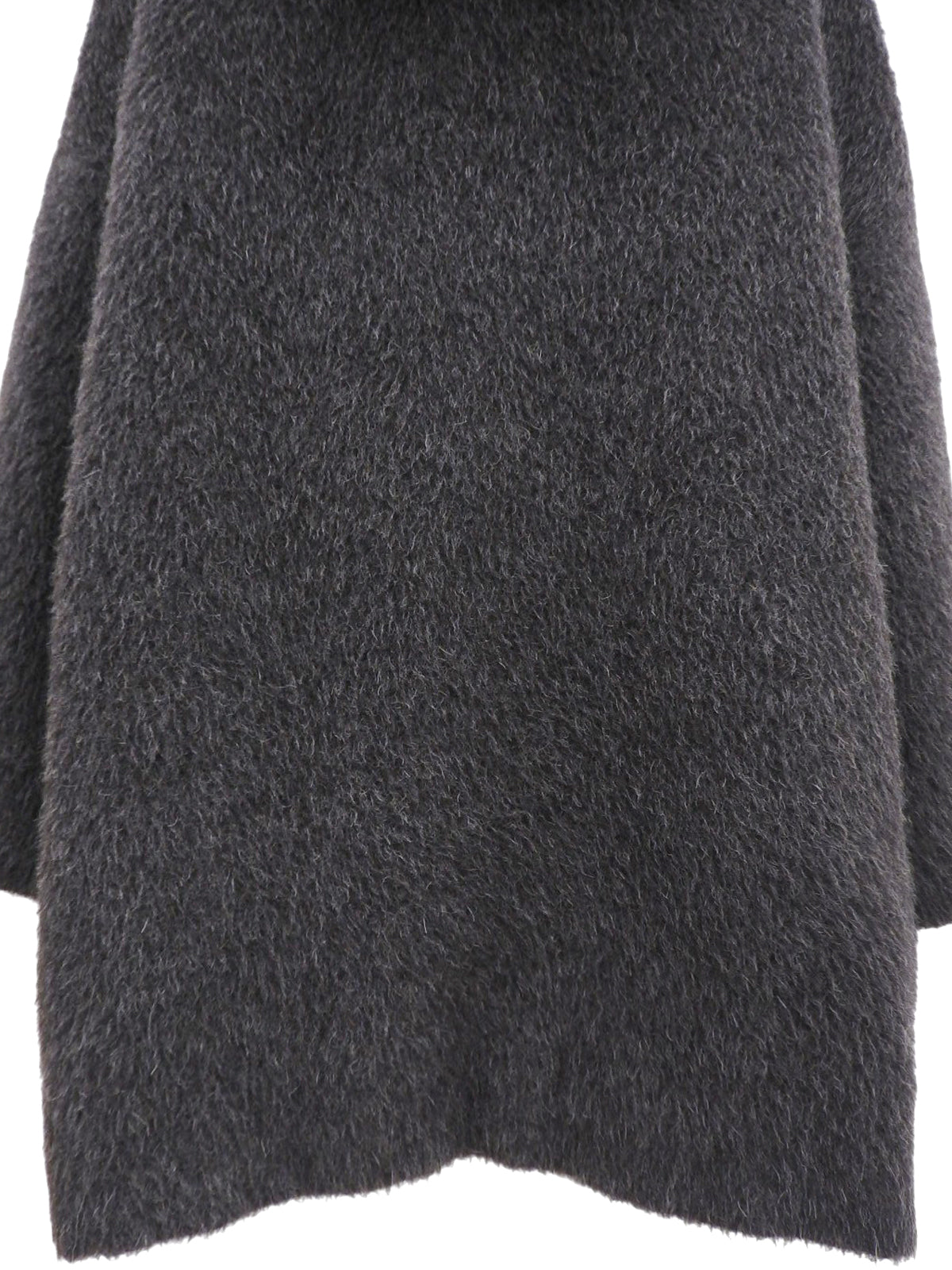 バンブーボタンダッフルコート チャコールグレー