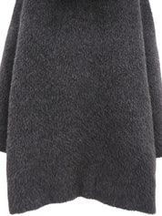 バンブーボタンダッフルコート チャコールグレー