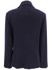Wool Design Button G Jacket #40 Navy