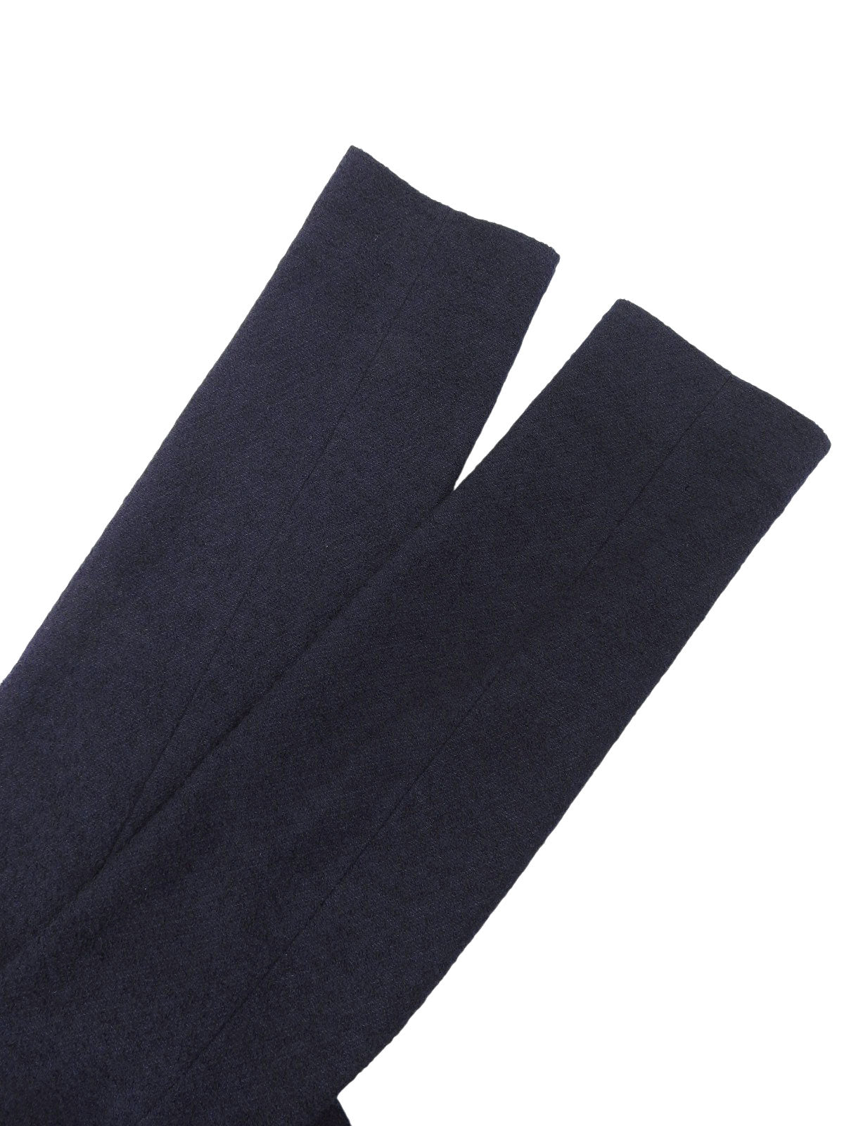 海军蓝羊毛纽扣外套