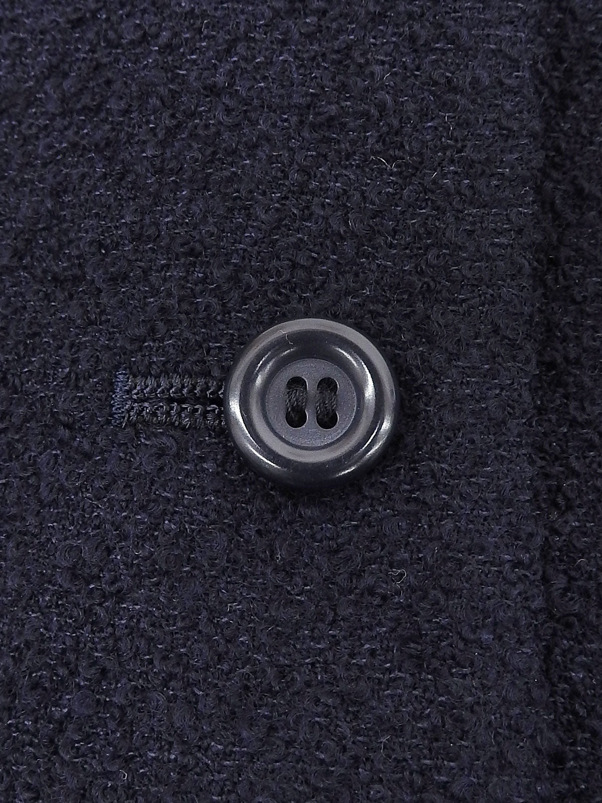 ウールデザインボタンジジャケット ネイビー #40