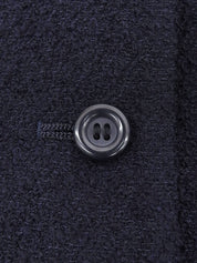 ウールデザインボタンジジャケット ネイビー #40