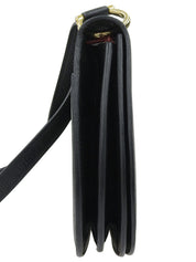 黑色Logo铭牌单肩包